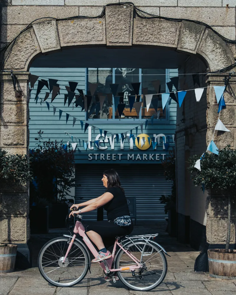 EMU Classic Step Through 700c Wheel Electric Bike Pink-10
